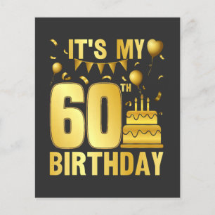 Het is mijn 60ste feestje flyer