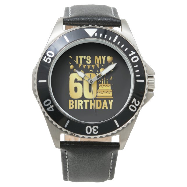 Het is mijn 60ste feestje horloge (Voorkant)