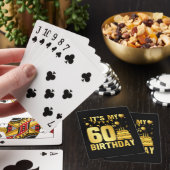 Het is mijn 60ste feestje pokerkaarten (Insitu)