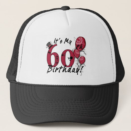 Het is mijn 60ste verjaardag grunge pet (Voorkant)