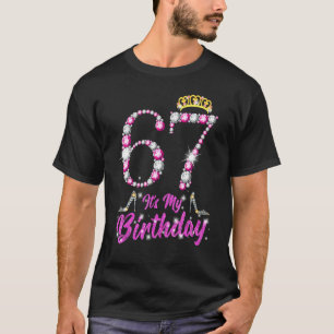 Het is mijn 67e verjaardag koningin Tiara schoenen T-shirt