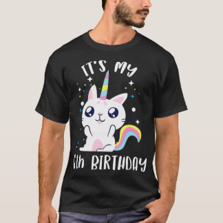 Het is mijn 6e verjaardagskat eenhoorn Caticorn Sc T-shirt