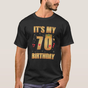 Het is mijn 70e verjaardag 70 jaar oud 70e verjaar t-shirt