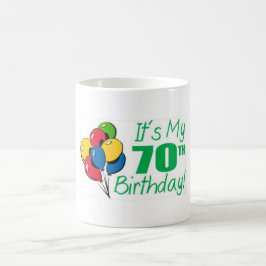 het is mijn 70e verjaardag koffiemok