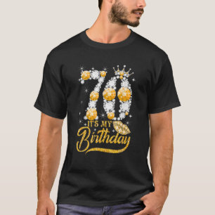 Het is mijn 70e verjaardag koningin 70 jaar oude s t-shirt