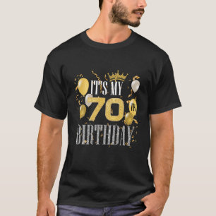 Het is mijn 70e verjaardag kool van 70 jaar oude v t-shirt