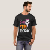 Het is mijn 7e boekendag Schattige Halloween Verja T-shirt (Voorkant volledig)