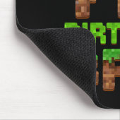 Het is mijn 7e verjaardag bro pixel game grappige  muismat (Hoek)