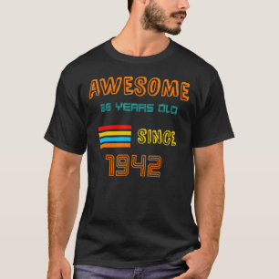 Het is mijn 80ste verjaardag sinds 1942 voor manne t-shirt