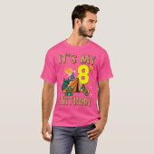 Het is mijn 8e verjaardag camper 8 jaar oude campi t-shirt (Voorkant volledig)