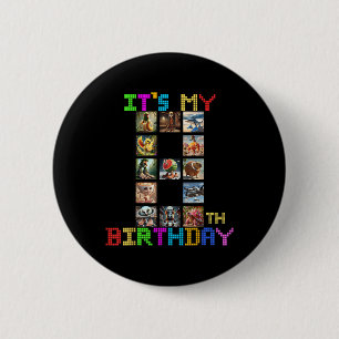 Het is mijn 8e verjaardag Funny Italiaans Brainrot Ronde Button 5,7 Cm
