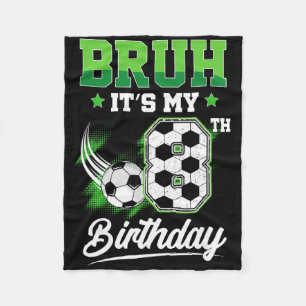 Het is mijn 8e verjaardag Jongen Sport Fan 8 Jaar Fleece Deken