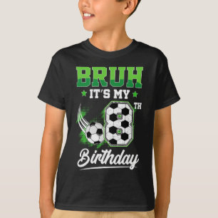 Het is mijn 8e verjaardag Jongen Sport Fan 8 Jaar T-shirt