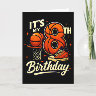 Het is mijn 8e verjaardag Skeletl-liefhebber 8 jaa Kaart