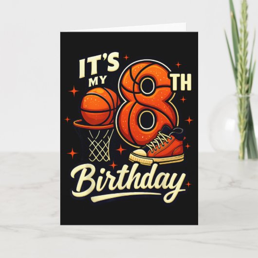 Het is mijn 8e verjaardag Skeletl-liefhebber 8 jaa Kaart (Voorkant)