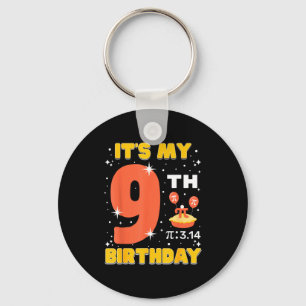 Het is mijn 9e verjaardag Pi-dag Wiskunde 9 jaar o Sleutelhanger