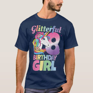 Het is mijn achtste verjaardag meisje van 8 jaar 2 t-shirt
