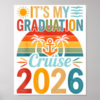 Het is mijn afstudeervaartrip 2026 senior 2026  poster