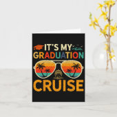 Het is mijn Afstuderen Cruise Afstuderen Trip Crui Kaart (Gele Bloem)
