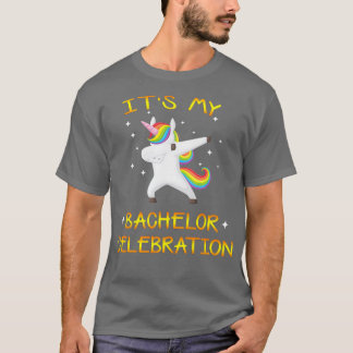 Het is mijn Bachelor Celebration Fun Unicorn Funny T-shirt
