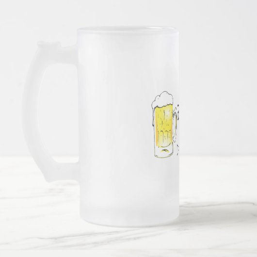 Het is mijn Bachelor Party Beer Matglas Bierpul (Links)