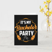 Het is mijn Bachelor Party Bride Groom team Kaart (Gele Bloem)