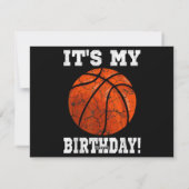 Het is mijn Basketball Lover Gift Ret Feestdagenkaart (Achterkant)