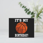 Het is mijn Basketball Lover Gift Ret Feestdagenkaart (Staand voorkant)