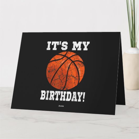 Het is mijn Basketball Lover Gift  Ret Kaart (Achterkant)