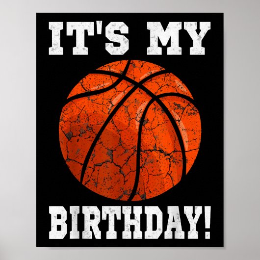 Het is mijn Basketball Lover Gift  Ret Poster (Voorkant)