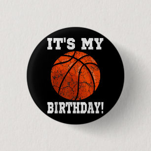 Het is mijn Basketball Lover Gift Ret Ronde Button 3,2 Cm