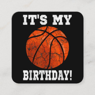Het is mijn Basketball Lover Gift  Ret Vierkante Visitekaartje