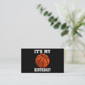 Het is mijn Basketball Lover Gift  Ret Visitekaartje (Staand voorkant)