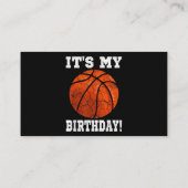 Het is mijn Basketball Lover Gift  Ret Visitekaartje (Achterkant)