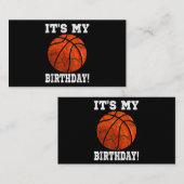 Het is mijn Basketball Lover Gift  Ret Visitekaartje (Voorkant / Achterkant)