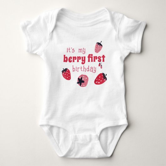 Het is mijn Berry eerste verjaardag bodysuit (Voorkant)