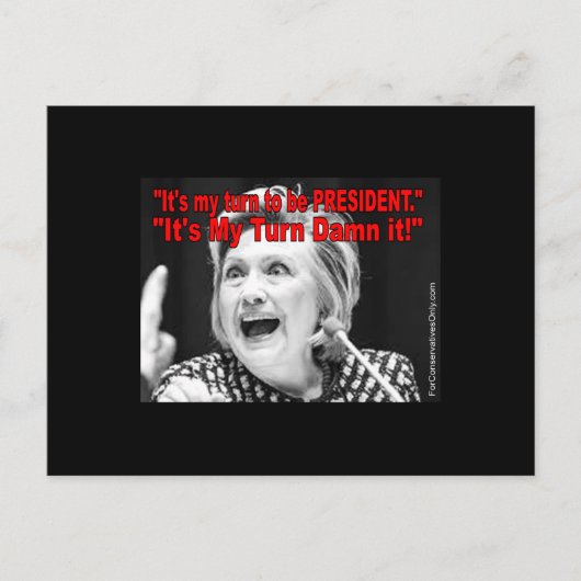 Het is mijn beurt. briefkaart (Voorkant)