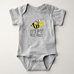 Het is mijn bijendag, bumblebee-bommedag. romper