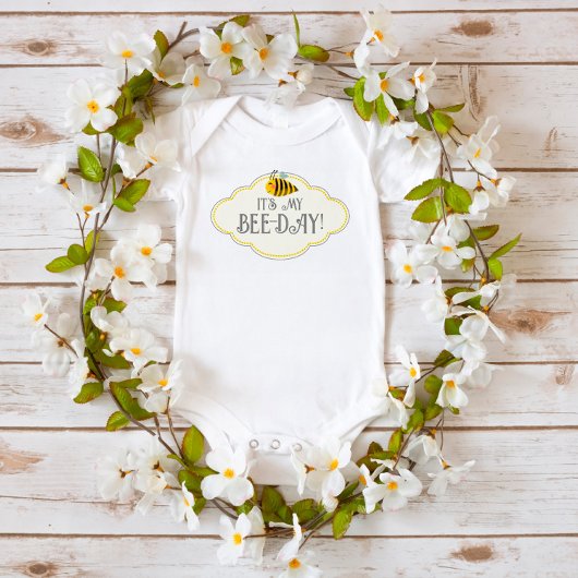 Het is mijn bijendag kleine honingbijen-Baby-pak Romper