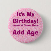 Het is mijn Birthday Birthday Button (Voorkant)