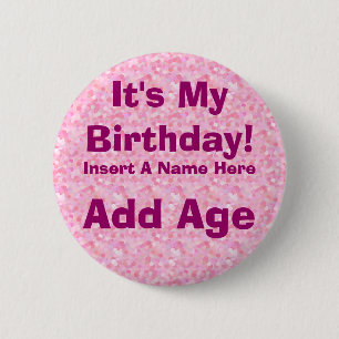 Het is mijn Birthday Birthday Button