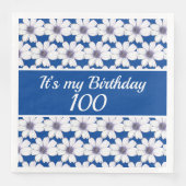 Het is mijn Birthday Custom Birthday 10 Cm Round B Servet (Voorkant)