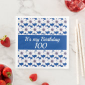 Het is mijn Birthday Custom Birthday 10 Cm Round B Servet (Insitu)