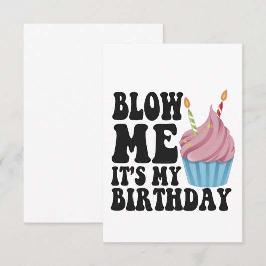 Het is mijn Birthday Funny Jubileum Gift. Bedankkaart (Voorkant / Achterkant)