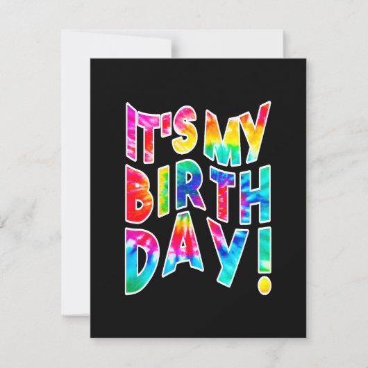 Het is mijn Birthday Gift Bedankkaart (Voorkant)