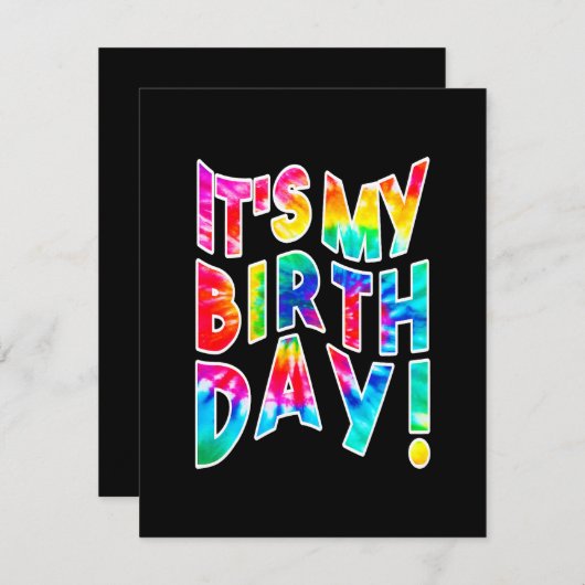 Het is mijn Birthday Gift Bedankkaart (Voorkant / Achterkant)