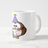 "HET IS MIJN BIRTHDAY" OWL GROTE KOFFIEKOP (Voorkant rechts)