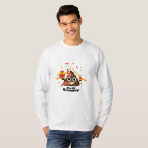 Het is mijn Birthday Poop Emoji kinder Boy Girl Pa T-shirt