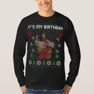 Het is mijn Birthday Ugly KerstSweater T-shirt
