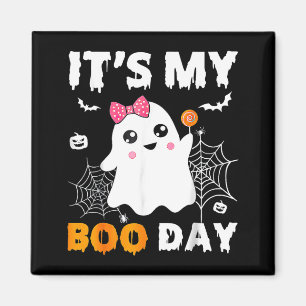 Het is mijn Boo-dag Halloween-verjaardag spook Magneet